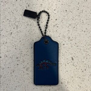 Coach Leather Keychain